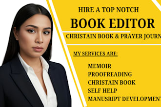 do book editing, proofread christain book, prayer journal, devotional manuscript