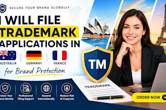 file trademark applications in australia germany france for brand protection