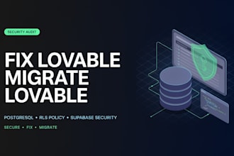 fix deploy migrate lovable postgresql rls policy supabase security audit