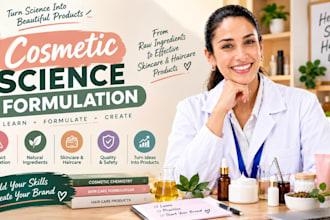 formulate your skincare, haircare and cosmetic products professionally