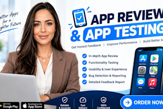 provide expert UI UX review and app testing for apps and websites