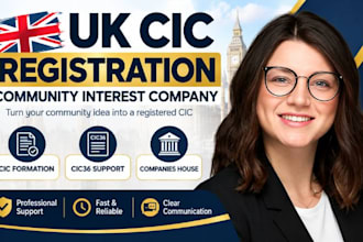 register your UK cic community interest company with companies house