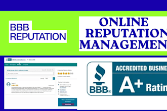 improve bbb reputation and do online reputation management, brand reputation