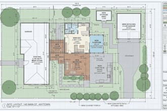 do permit plans for house adu, deck, pergola, porch, patio, garage, shed sunroom