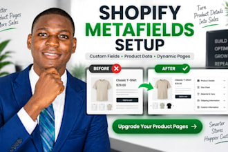 set up custom shopify metafields for your product pages