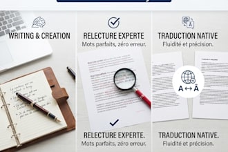 proofread and edit your english or french content