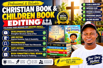 do children book editing, children rhyme, christian book, book editor