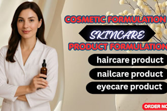 develop custom face cream, serum and skincare formulations