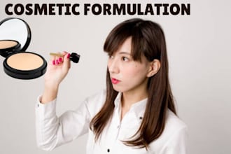 be your cosmetics formulation chemist, skincare formulation