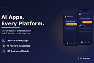 develop ai powered mobile apps with backend support