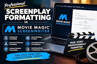 professionally format your screenplay in movie magic screenwriter