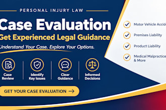 evaluate your personal injury case and provide experienced legal guidance