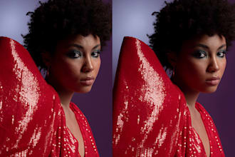 retouch fashion, beauty and portrait photos