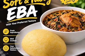 prepare soft and tasty eba with your preferred texture
