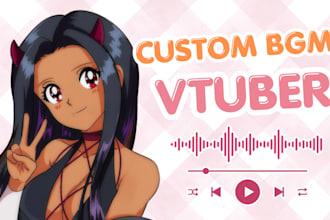 create a kawaii anime bgm for your music vtuber or stream