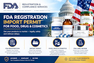 fda registration import permit for food, drug cosmetics in USA, fda label review