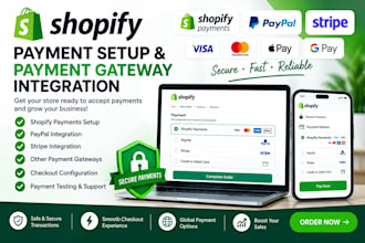 set up shopify payments, payment gateway, paypal