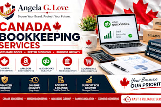 handle canada amazon bookkeeping quickbooks cleanup and bank reconciliation