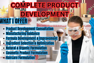 be your cosmetic chemist for skincare, haircare and cosmetic formulation