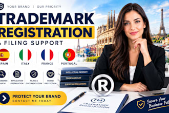 do spain italy france and portugal trademark registration support