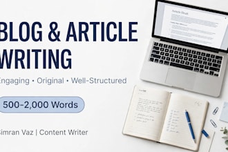 write engaging blog posts and articles