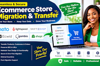 migrate transfer neto lightspeed shift4shop ecwid migration gambio shopify