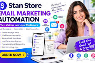 do stan store email marketing automation lead generation digital products