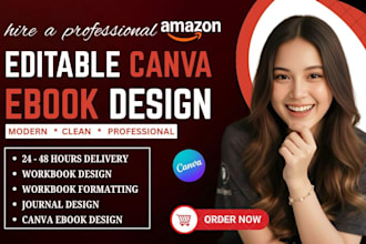create editable canva ebook design workbook journal and pdf lead magnet design