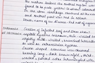 hand write urgent notes and letters