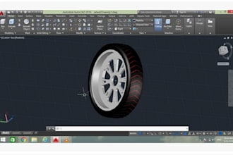 design custom car wheels, rims, tires and brake discs as cnc ready 3d cad