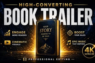 create a cinematic book trailer for your novel or ebook