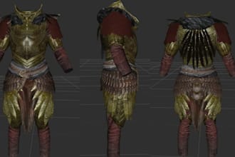 create and port custom weapons, armor and assets for skyrim and fallout 4 mods