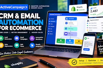 activecampaign CRM email leads shopify automation sales segmentation SMS flows