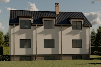 turn your archicad or cad models into 3d photorealistic blender renders