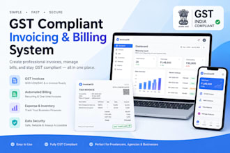 build a gst compliant invoicing and billing system