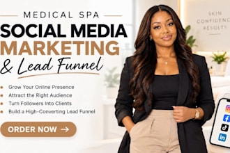 social media manager instagram marketing medical spa content creator medspa lead