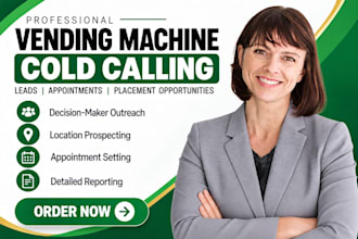 vending machine cold calling cold call for vending machine appointment setting