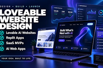 build lovable ai website , replit apps , saas mvps and ai web apps