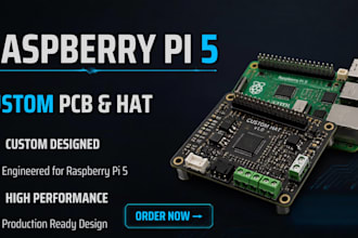 raspberry pi 5 pcb, hat, carrier board and iot hardware
