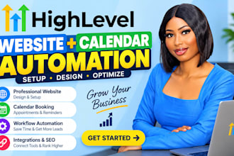 setup gohighlevel website go highlevel calendar booking ghl workflow automation
