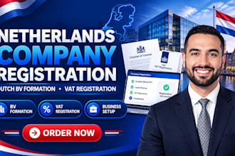 register a netherlands company, dutch bv company formation, vat registration