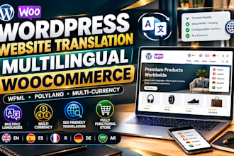 wordpress website translation woocommerce multilingual via wpml translatepress