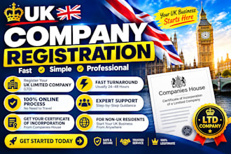 do UK company registration with uk address for resident and non resident