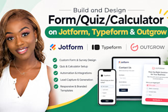 design jotform typeform outgrow tally forms funnels assessment calculator claude