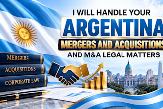 handle your argentina mergers and acquisitions and ma legal matters