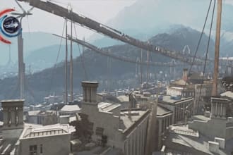 create ue5 open world game environment 3d level landscape design world building