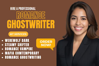 ghostwrite romance vampire steamy shifter werewolf dark mafia comtemporary novel