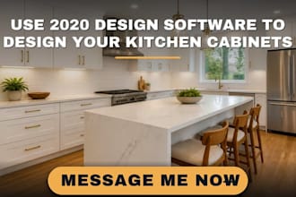 use 2020 design software to design your kitchen cabinets