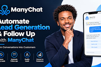 automate lead generation and follow up with manychat