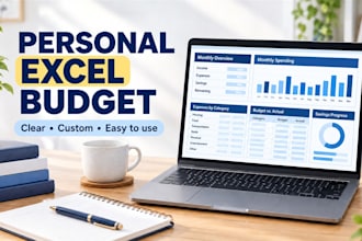 create a personalized excel budget tracker